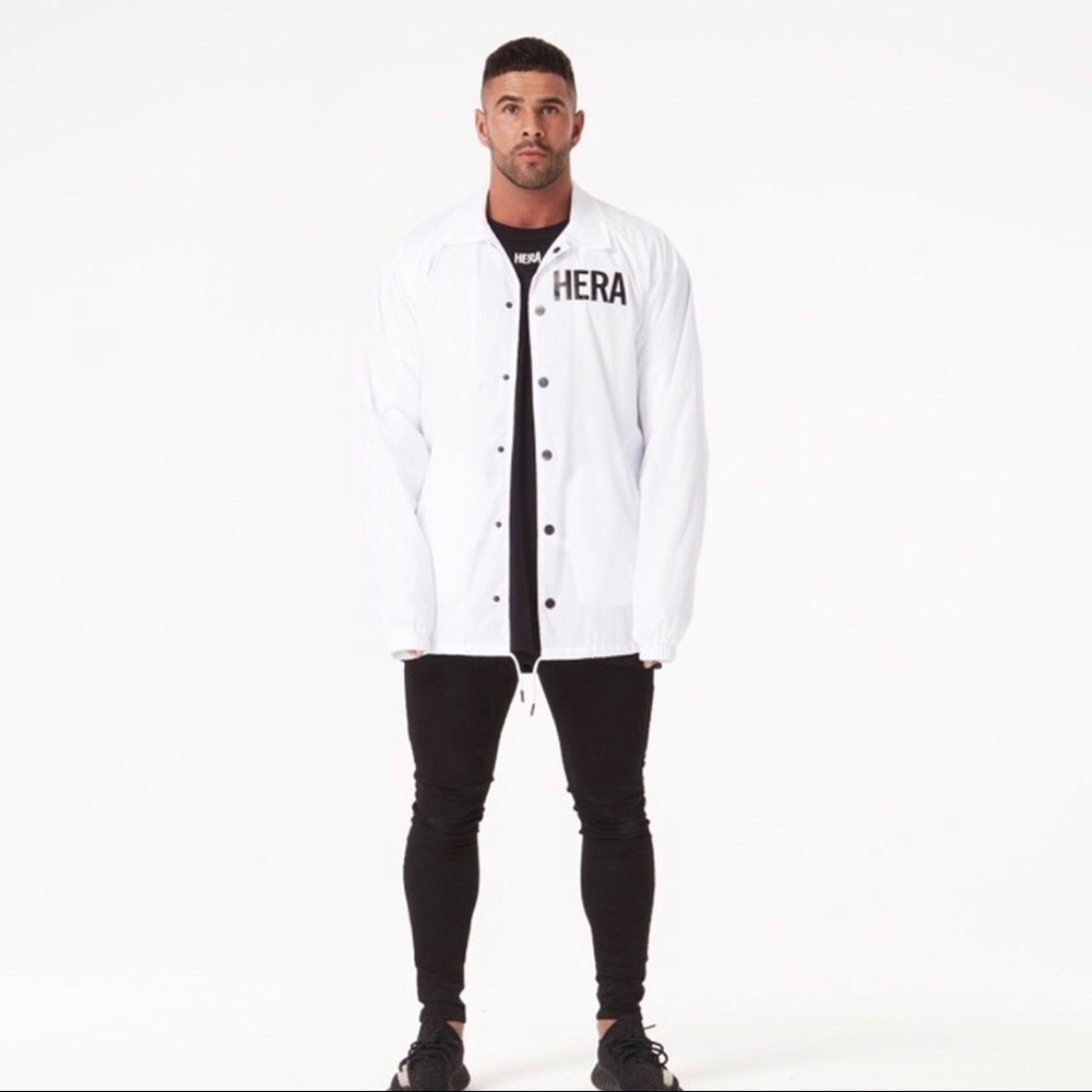HERA LONDON WHITE COACH JACKET